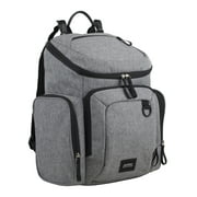 Eastsport Wooster St. Large Backpack Diaper Bag with Adjustable Shoulder Straps, Changing Pad, Stroller Straps, Insulated Zipper Pockets, Light Grey