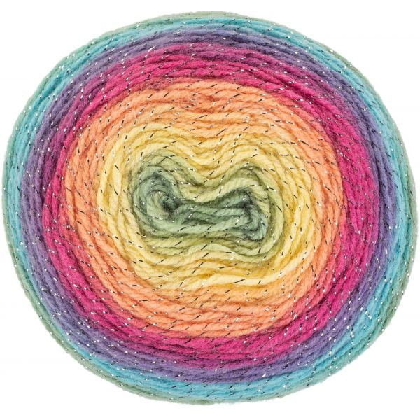 Red Heart Yarn Roll With It Sparkle Magic