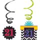 thumbnail image 1 of Amscan - Decoración Colgante Diseño Remolino 21 Cumpleaños - Pack de 2 (Multicolor), 1 of 2