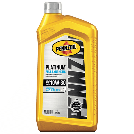 Pennzoil Platinum Full Synthetic 10W-30 Motor Oil  1-Quart