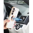 thumbnail image 2 of ZUKKASHAN for Samsung Galaxy A16 5G Case, with 360° Rotating Ring Magnetic Stand, Luxurious Gloss Finish and Electroplating Shockproof Protective Phone Cover Case, 2 of 5