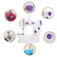 thumbnail image 4 of Portable Electric Mini Hand Held Adjustable 2-Speed Sewing Machine Household Desktop With LED, 4 of 10