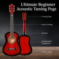thumbnail image 5 of Best Choice Products 30in Kids Acoustic Guitar Beginner Starter Kit w/ Strap, Case, Strings - Redburst, 5 of 9