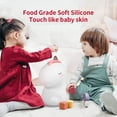 thumbnail image 4 of Luz de noche para niños, linda lámpara de noche de silicona, regalos para niñas, niños, bebés, decoración de habitaciones, recargable por USB, cambio de color, control táctil (a), 4 of 5
