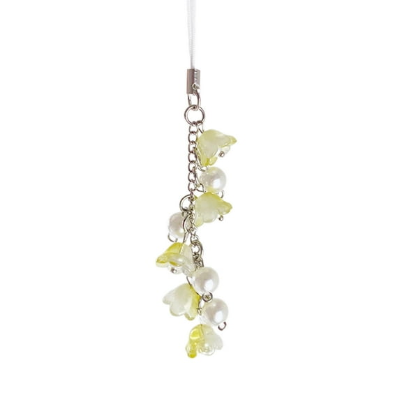 Oasiva Flower Phone Charm Phone Pendant Straps Perfect Gift for Fashion Individuals
