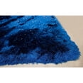 thumbnail image 2 of RugBerry Blue Shimmer Shag Area Rug Thick Soft Pile Large Shaggy Carpet Navy Blue 8' x 10' Pet Friendly, Non Slip, Handmade 8' x 10' Kids Room,, 2 of 6