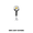 Black, variant on G-DRAGON GD Official Mini Light Keyring ( Black / Mint Ver. )