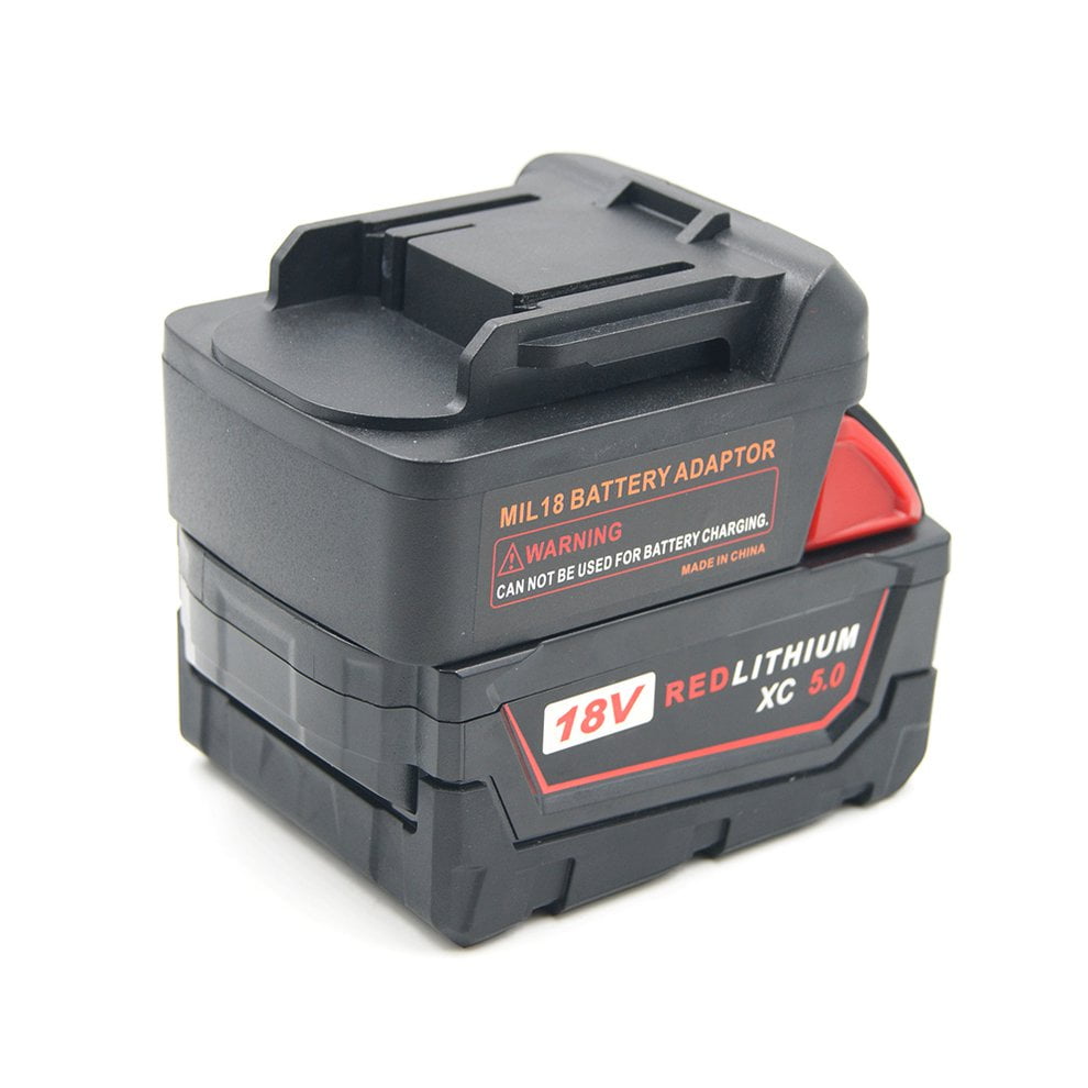 Details about   Li-ion Battery to Makita 18V Li-ion Battery Tools Adapter For Milwaukee M18 18V