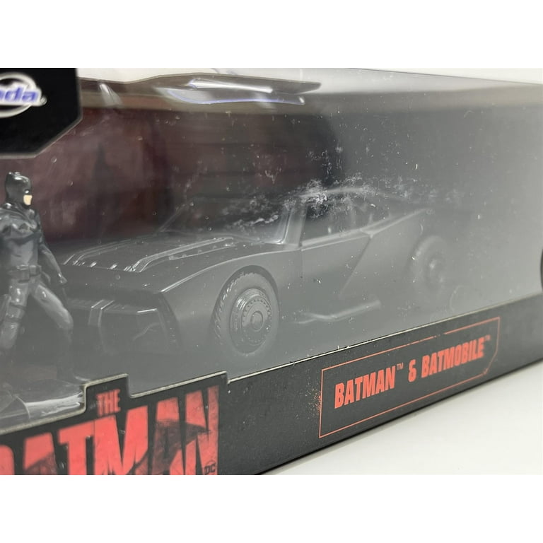 Jada Toys The Batman Batmobile Car with Figure, 1:32 Scale