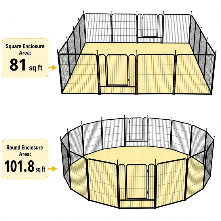 Naipo Heavy-Duty Dog Playpen, 16-Panel, 32" Tall photo 4