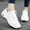 White, variant on iTNHFP Womens Shoes Sneakers Women's Fashion Fabric Lace Up Solid Color Running Shoes Casual Comfortable Breathable Sneakers