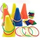 thumbnail image 3 of Juegos de Carnaval Establecido, Anillos de Lanzamiento de cono de Tráfico Prácticos Establece Propileno Con Bolsa de Malla para Juegos Familiares, 3 of 8
