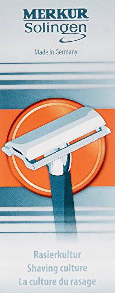 Merkur Stainless Steel Long Handle Double Edge Safety Razor (43C)