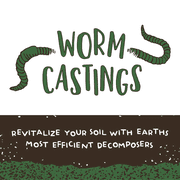 Mountain Valley Seed Company Organic Red Worm Castings Fertilizer, 0.13 cubic foot