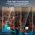 thumbnail image 5 of [2+3 Pack] Privacy Screen Protector for Samsung Galaxy S22 Ultra 5G [Not Glass], 2 Pack Anti-Spy Flexible TPU Film With 3 Pack Tempered Glass Camera Lens Protector, Case Friendly, 5 of 8