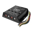 thumbnail image 1 of Convertidor Alta A Baja Hi-low 4 canales RCA / Cable Remoto / 12 voltios 50w CIRCUITO ISOLADO ACOPLADO Steelpro Control de Nivel de Salida de Audio, 1 of 5