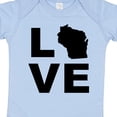 thumbnail image 4 of Inktastic Love Wisconsin Boys or Girls Baby Bodysuit, 4 of 5