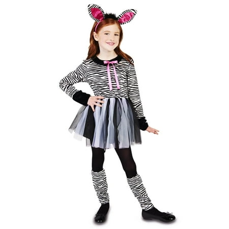 Zebra Girl Child Costume