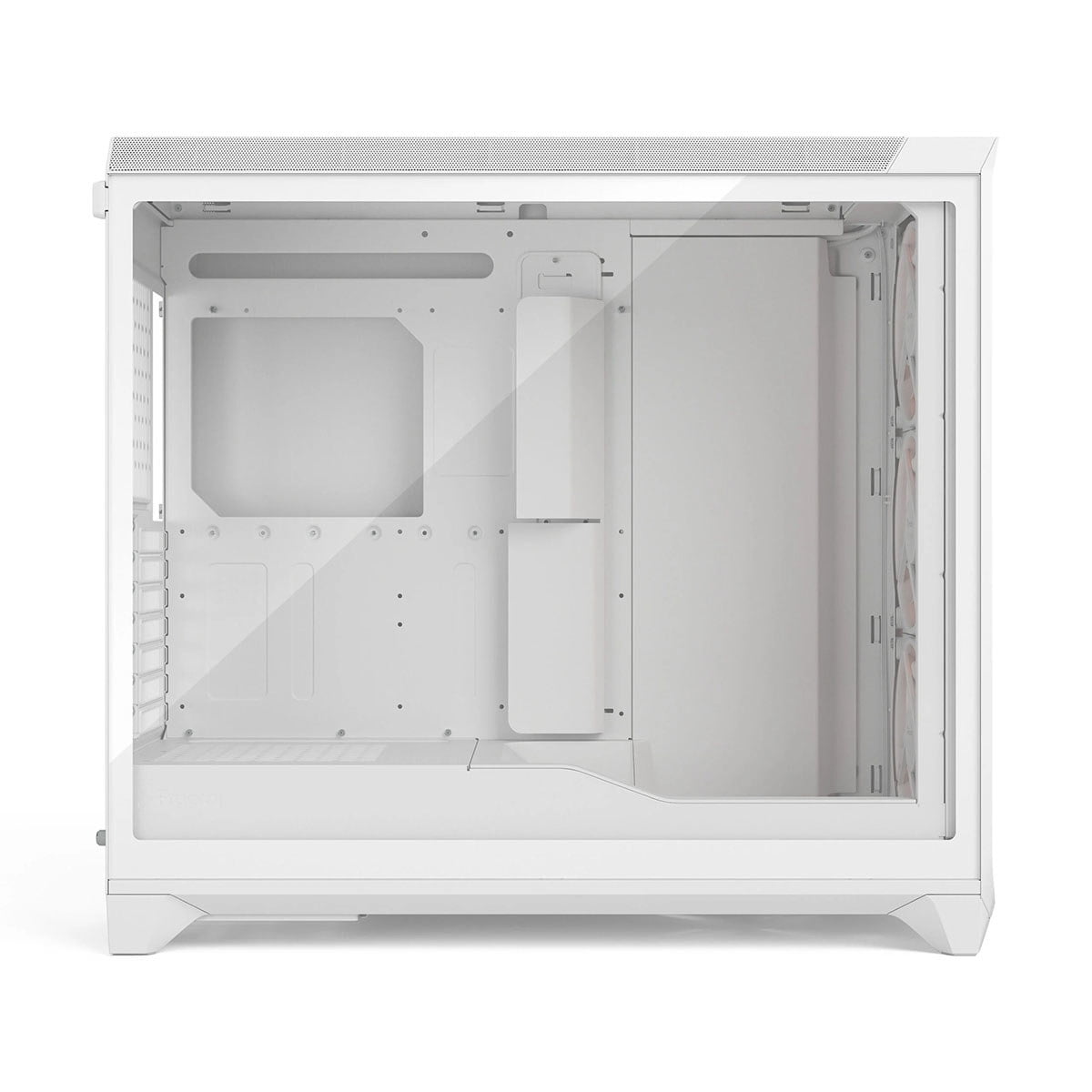 Fractal Design Meshify 3 XL RGB E-ATX Full Tower PC Case -  White Chassis with Clear TG Side Panel