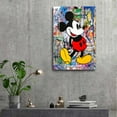 thumbnail image 6 of Banksy Graffiti Street Art Mickeys Artworks Canvas Poster Room Aesthetic Wall Art Prints Home Modern Decor Gifts 08x12inch(20x30cm), 6 of 6