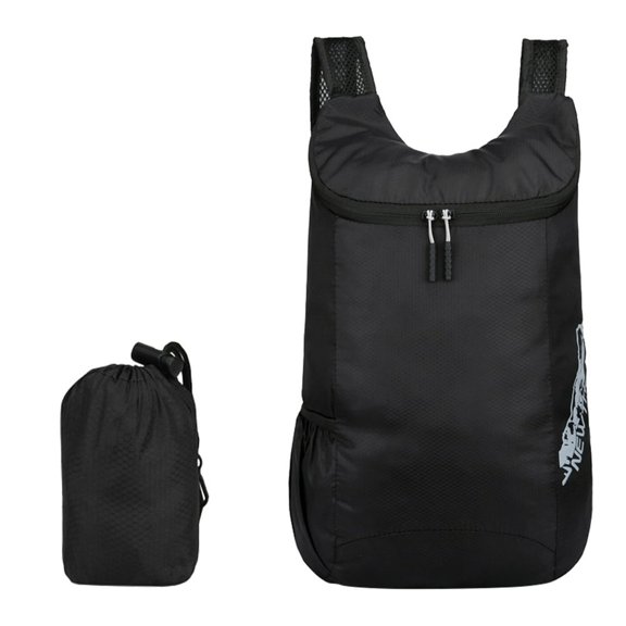 Lightweight Packable Backpack Waterproof Folding Backpack for Men Women (Orange)