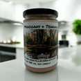 thumbnail image 4 of Mahogany & Teakwood Vegan Coconut Soy 12 oz/ 355 ml Candle Hand-poured, Eco-friendly, Clean Burning, Woodsy/ Clean Wood Wick, 4 of 5
