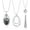 Silvertone A, variant on 3PCS Long Pendant Necklaces for Women Disk Circle Pendant Triple Stack Pendant Necklace Tassel Sweater Necklace Statement Necklace Y Necklaces Set