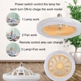 thumbnail image 3 of 30W E27 Ceiling Fan Led Light Bulb with B22 to E27 Light Converter for Bedroom, 3 of 20