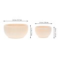 thumbnail image 5 of MLINS 6 Pcs  Natural Wood Blank Bowls Unfinished Wood Crafts DIY Decorations Mini Drawing Toys, 5 of 8