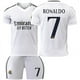 thumbnail image 1 of 2425 Camiseta del Real Madrid, traje de uniforme de fútbol local, traje de entrenamiento No. 7 Ronaldo, niños y adultos, camiseta transfronteriza de 9 MbappéRonaldo número 7, 1 of 1