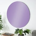 thumbnail image 2 of DecMode 32" x 32" Purple Round Tinted Wall Mirror, 2 of 9