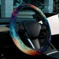 thumbnail image 6 of Galactic Planet 14.5 Inch Printing PVC Leather Car Wheel Cover - Auto Accessories Steering Wheel Covers, 6 of 6