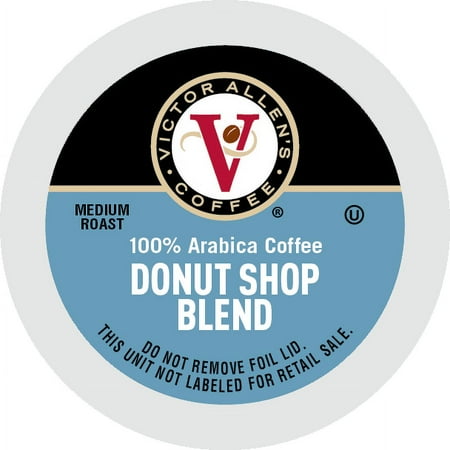 Victor Allen's Coffee Donut Shop Blend, Medium Roast, 30 Count, Single Serve Coffee Pods for Keurig K-Cup Brewers