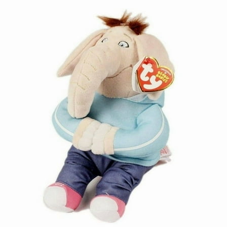 TY Beanie Baby - MEENA the Elephant Plush (Sing)(BONUS 1 RANDOM TY ERASER & 1 FUN CHOPS)