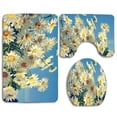 thumbnail image 1 of ABPHQTO Hermosa Margarita Bokeh Juego de alfombras de baño de 3 piezas Alfombra de baño Alfombra de contorno y tapa de inodoro ABPHQTO  Cont-CHAPPLE-19122, 1 of 2