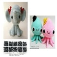 thumbnail image 2 of 142pcs Plastic for Doll Eyes Stuffed Animals Eyes 6-12mm for Girls DIY for Doll, 2 of 7