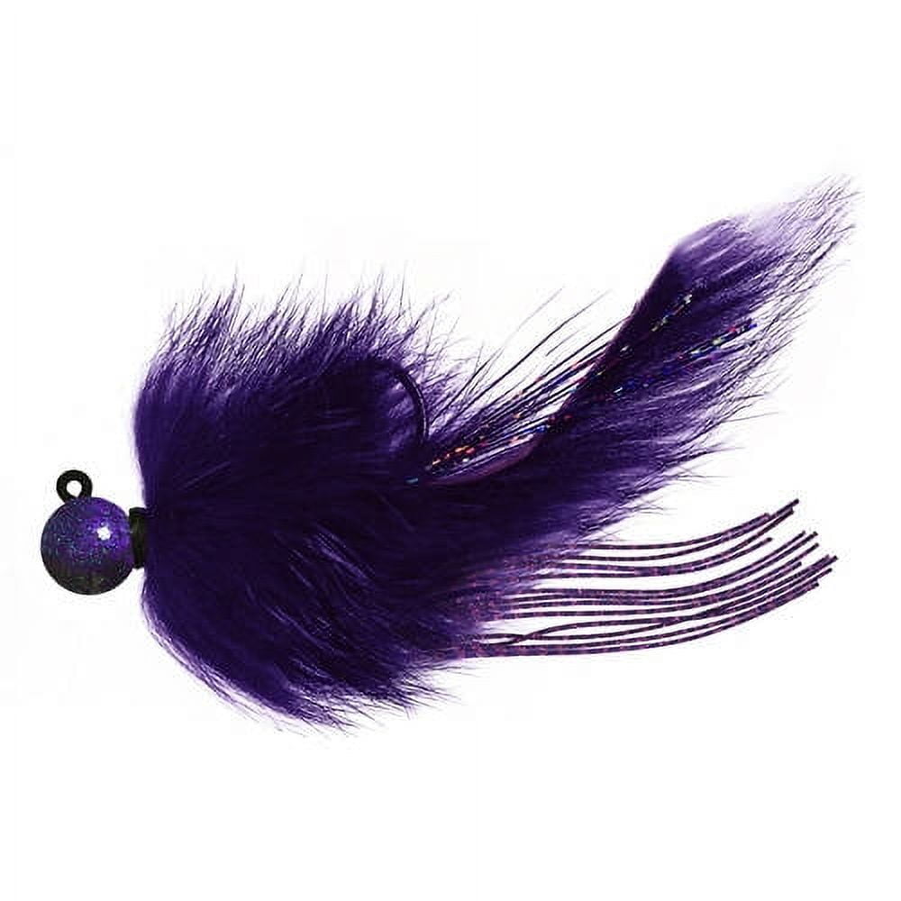 (2 pack) AEROJIG SALMON TWITCHING JIG - PURPLE 1/2 OZ