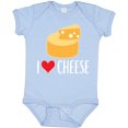 thumbnail image 3 of Inktastic I Love Cheese Funny Cheese Lover Boys or Girls Baby Bodysuit, 3 of 5