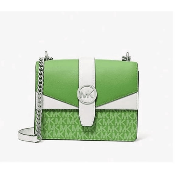 Michael Kors Greenwich Small Color-block Signature Logo Crossbody Bag