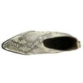 thumbnail image 6 of Matisse Womens Avery Snake Pointed Toe Cowboy  Ankle Boots, 6 of 7