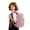 Pink, variant on Weebloom Large School Clear Backpack For Kids Boys Girls Waterproof Transparent Backpack Front Pocket Daypack For Travel Bookbag Middle High School College Black