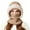 Khaki, variant on Winter Knitted Hat With Scarf And Face Integrated Warm Lined Windproof Cold Weather Riding Hood For Man Hat for Winter