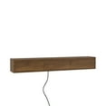 thumbnail image 6 of Aukfa Floating TV Stand for TVs up to 75",Wall Mounted TV Shelf High Gloss TV Cabinet with Led Lights & Power Outlet,Walnut, 6 of 8