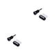 thumbnail image 1 of Seitruly 2PCS / Set Reemplazo de enchufe de polvo para Tipo-C Puerto de carga Conector de auriculares Kit de enchufe de polvo USB Negro PC 1 2piezas, 1 of 5