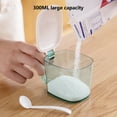 thumbnail image 6 of Lcxifdre 3-In-1 Transparent Spice Jar, Bpa-Free Food Grade Plastic Seasoning Box Set, 3Pcs Condiment Jar Spice Container with Lid & Spoon, for Salt Sugar Pepper Chilli, 6 of 6