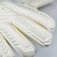 thumbnail image 3 of Renegade GK Fury Avalanche Goalie Gloves with Pro-Tek Finger Savers | 4mm Giga Grip & 4mm Duratek | White Soccer Goalkeeper Gloves (Size 8, Youth-Adult, Roll Cut, Level 4), 3 of 5
