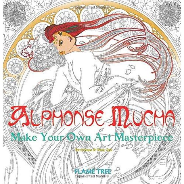 Alphonse Mucha (Art Colouring Book): Make Your Own Art Masterpiece