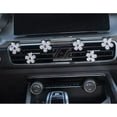 thumbnail image 2 of 6 Pcs Daisy Flower Air Vent Clip Cute Car Air Fresheners Vent Clips Car Interior Decor for Women - White, 2 of 2