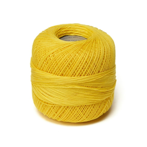 CROCHET OMEGA NO.20 [30grs] - 100% Mercerized Cotton Yarn for Fine Crochet - Color 17-Yellow 229
