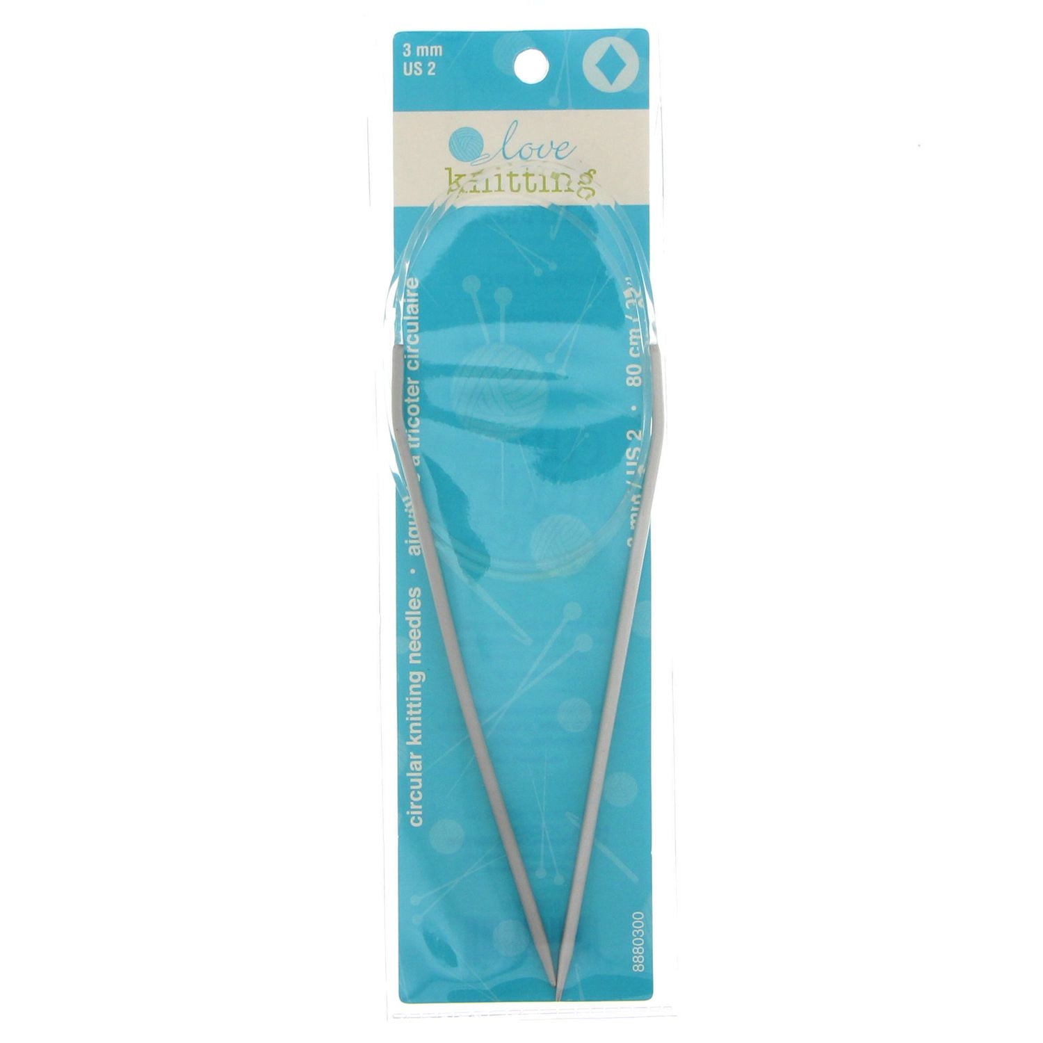 Love Knitting 32" Circular Knitting Needles, Sizes 3.0 - 12.0 mm